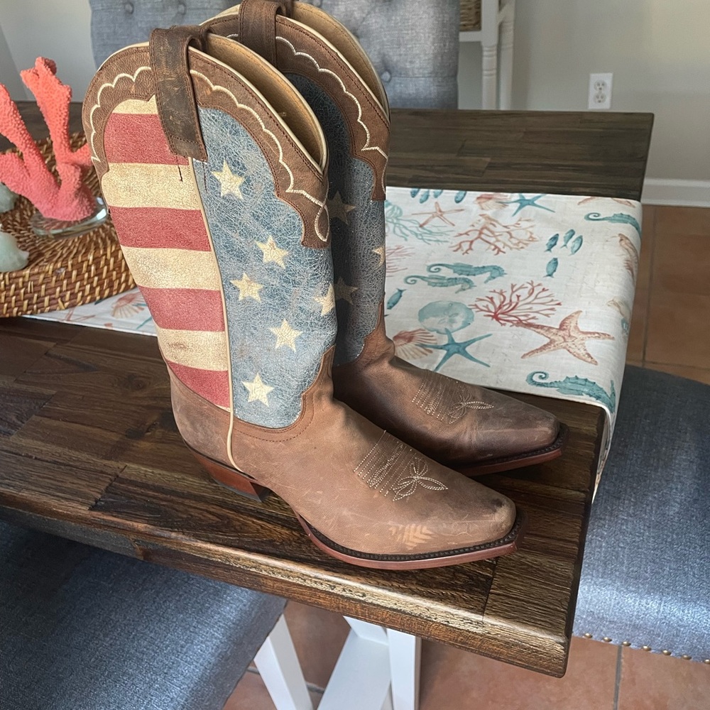 New shyanne American flag cowboy boots